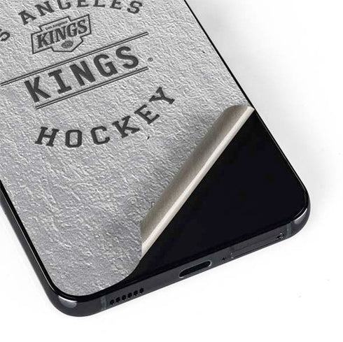 NHL Los Angeles Kings Black Text Galaxy S22 Plus Skin